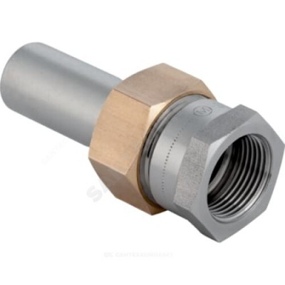 Переход разъемный сталь нерж Дн 18х1/2" труба/ВР Mapress Geberit 35382