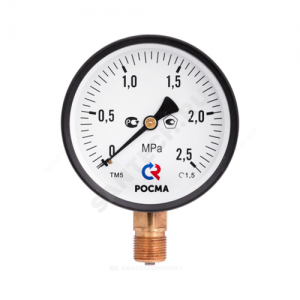 Манометр ТМ-610Р.00 радиальный Дк150мм 0-1,6 МПа G1/2" Росма 00000006956