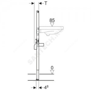 Инсталляция для умывальника Duofix Geberit 111.434.00.1