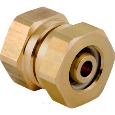 Заглушка опрессовочная для МП труб латунь обжим Дн 26х1/2" ВР Mepla Geberit 603.485.00.1