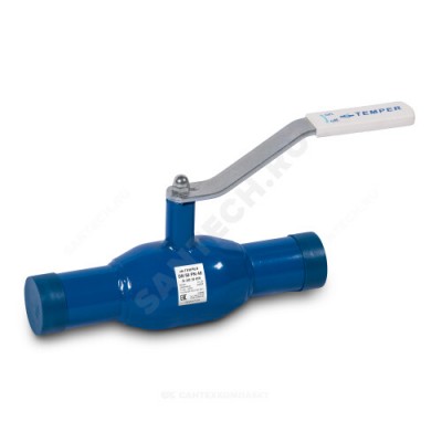 Кран шаровой сталь 11с67п Ду 150 Ру25 п/привар Temper 28220150