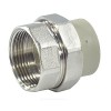 Муфта PP-R комбинированная разъемная серая ВР Дн 40х1 1/4" RTP (РосТурПласт) 15804