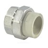 Муфта PP-R комбинированная разъемная серая ВР Дн 40х1 1/4" RTP (РосТурПласт) 15804