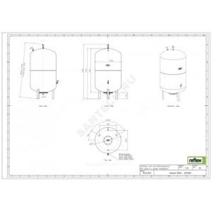 Ёмкость дополнительная VF 500 л 6 бар Reflex .