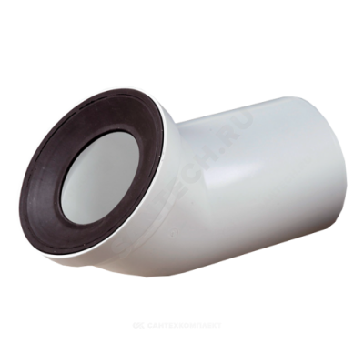 Труба фановая для унитаза 110мм 45гр. для пластиковых труб Орио С-492