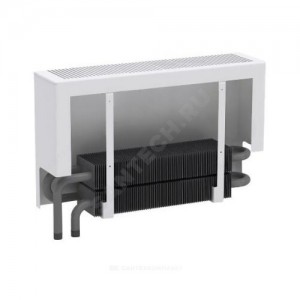 Конвектор настенный концевой Универсал ТБ-С НП КСК 20 (средней глубины) 2.206кВт с воздухоотводчиком КлМ ниж/п НР 3/4" лев ТЗПО