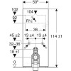 Модуль сантехнический для напольного унитаза Monolith Geberit 131.033.SJ.6