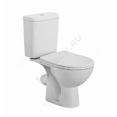 Унитаз-компакт FREJA белый нижний подвод косой выпуск 2/реж полипропилен Geberit L79201000