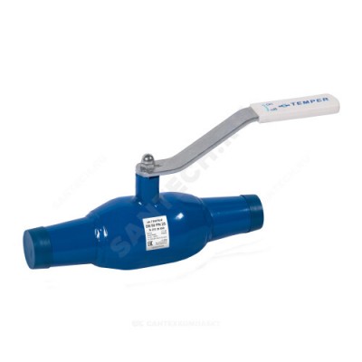 Кран шаровой сталь 11с67п Ду 150 Ру25 п/привар полнопроходной Temper 29220150