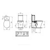 Унитаз без бачка CONNECT AIR AquaBlade горизонт/выпуск без сиденья Ideal Standard E013701.
