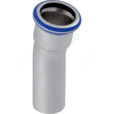 Отвод сталь нерж 15гр Дн 28 пресс/труба Mapress Geberit 36114