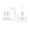Установка повышения давления Hydro MPC-S 2 CR45-2 Grundfos 95044849