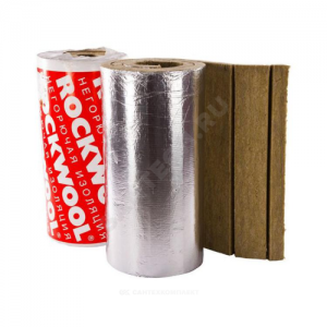 Рулон минеральная вата LAMELLA MAT L кашированный фольгой 100х1000-2,5 ROCKWOOL 10041