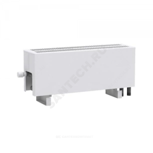 Конвектор напольный концевой КПНК-20 2.1кВт двухтр с т/клапаном (угл) Danfoss 013G2152 ниж/п НР 3/4" прав ТЗПО