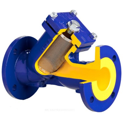 Фильтр сетчатый Y-образный чугун Ду 125 Ру25 фл 821C Zetkama 821C125D50