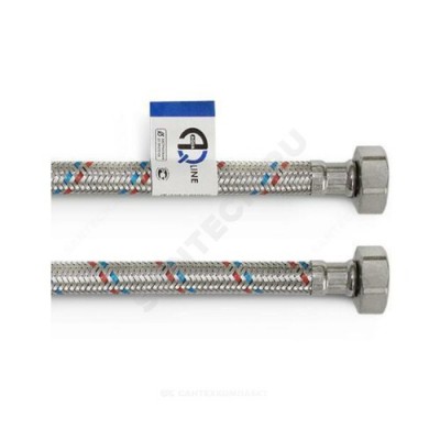 Подводка гибкая для воды нержавеющая оплетка 1/2" г-г L=4,0 м AQUALINE 02356