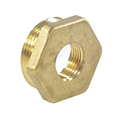 Футорка латунь Ду 15х8 (1/2"х1/4") НР/ВР R93 Giacomini R93Y005