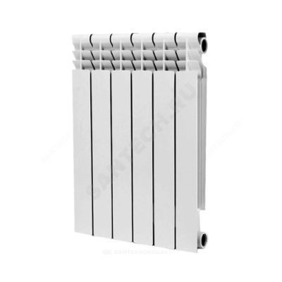 Радиатор алюминиевый Alpha 350 7 секций RAL 9016 (белый) Ogint