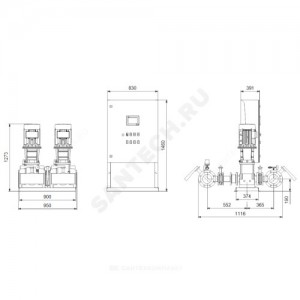 Установка пожаротушения Hydro MX-A 1/1 CR10-14 Grundfos 99788831