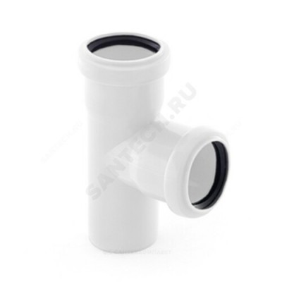 Тройник PP-H белый Дн 32х32х87гр б/нап в/к RTP (РосТурПласт) 27532