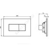 Кнопка для инсталляции SOLEA P2 чёрный Ideal Standard R0110A6