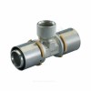 Тройник МП латунь пресс Дн 25х1/2"х25 ВР MLC Uponor 1015044