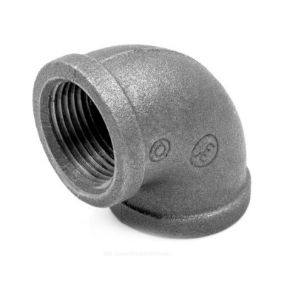 Угольник проходной чугун Ду 32 (1 1/4") ВР/ВР Fittex PLUS