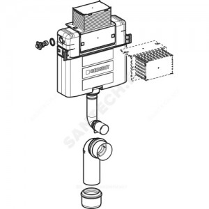 Бачок скрытого монтажа Omega 12 без кнопки смыва Geberit 109.050.00.1