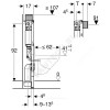 Инсталляция для подвесного унитаза Duofix без кнопки смыва Geberit 111.030.00.1