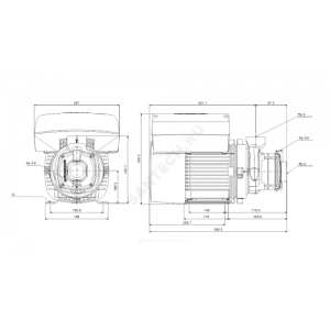 Насос многоступенчатый горизонтальный CME-A 15-1 AQQE 3х380-500В/50 Гц Grundfos 98396533