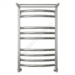 Полотенцесушитель водяной нерж сталь Лесенка (1/2") ВР с полочкой 510 Вт 500х840мм 10П нижнее подключение Енисей+ Терминус 4620768886706