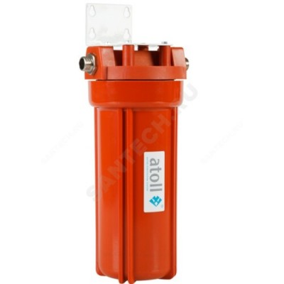 Фильтр магистральный механический пластик I-11SH-p STD 1-ст Slim Line Atoll ATEFIN105
