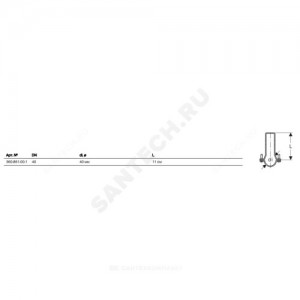 Хомут регулируемый сталь оц Дн 40 Geberit Pluvia 360.861.00.1 Хомут регулируемый сталь оц Дн 40 Geberit Pluvia 360.861.00.1