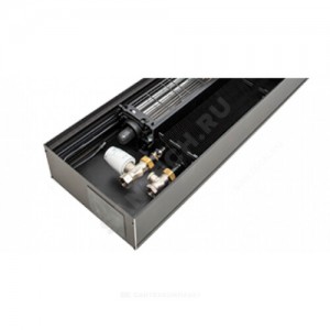 Конвектор внутрипольный QSK без решетки с вентилятором подключение - справа со стороны помещения Mohlenhoff QSK-320-110-3950