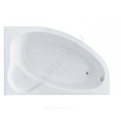 Ванна акриловая Эдера R 170х110 без ножек правосторонняя Santek 1.WH11.1.994