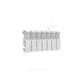 Радиатор алюминиевый Classic 200 7 секций Qну=560 Вт RAL 9016 (белый) Ogint .