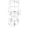 Бак мембранный DT 5 DUO 80 Ду50 Ру16 для водоснабжения Wilo 2524213