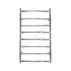 Полотенцесушитель электрический нерж сталь Лесенка 140 Вт 500х850мм 8П со встроенным диммером справа Евромикс Терминус 4660059580180