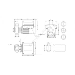 Насос консольно-моноблочный NBE32-200/216 A-F2-A-BAQE PN16 3х380-500В/50 Гц Grundfos 98111277