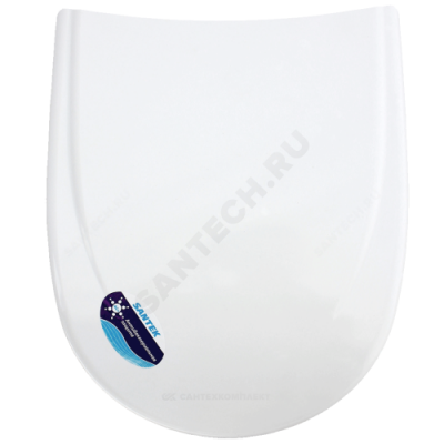 Сиденье для унитаза Римини белое дюропласт Santek 1.WH10.6.924