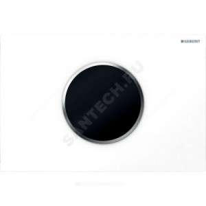 Система управления смывом для унитаза Sigma 10 ик-датчик белый/хром матовый подключение к сети Geberit 115.908.KL.1