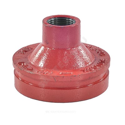 Переход резьбовой под муфту грувлок XGQT07S Ду50х25 (Дн60х1") LEDE