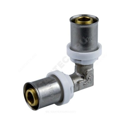 Угольник МП латунь пресс Дн 20х90гр ГОСТ 32415-2013 8005 Aquasfera 8005-02