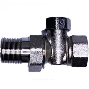 Клапан запорный для радиатора Ду 20 Ру16 ВР прямой Пензапромарматура 00821000