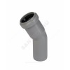 Отвод PP-H серая HT HTB Дн 75х30гр б/нап в/к Ostendorf 113110