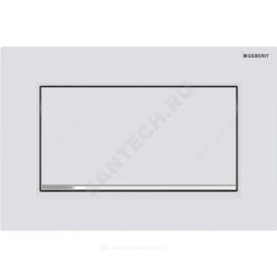 Кнопка для инсталляции Sigma 30 белый матовый лак/хром глянцевый Geberit 115.893.JT.1