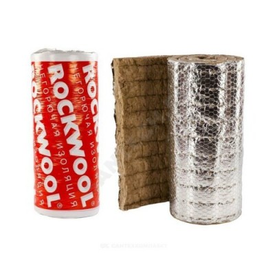 Рулон минеральная вата WIRED MAT 80 ALU 70х1000-2 ROCKWOOL 75922