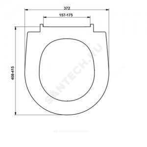 Сиденье для унитаза Lyra белое дюропласт Jika 8.9251.5.300.000.9