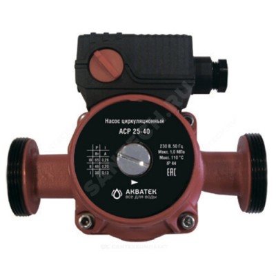 Насос циркуляционный ACP 25-40 в/к с гайками Акватек 0-18-0200