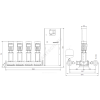 Установка повышения давления Hydro MPC-S 4 CR5-8 Grundfos 95044708